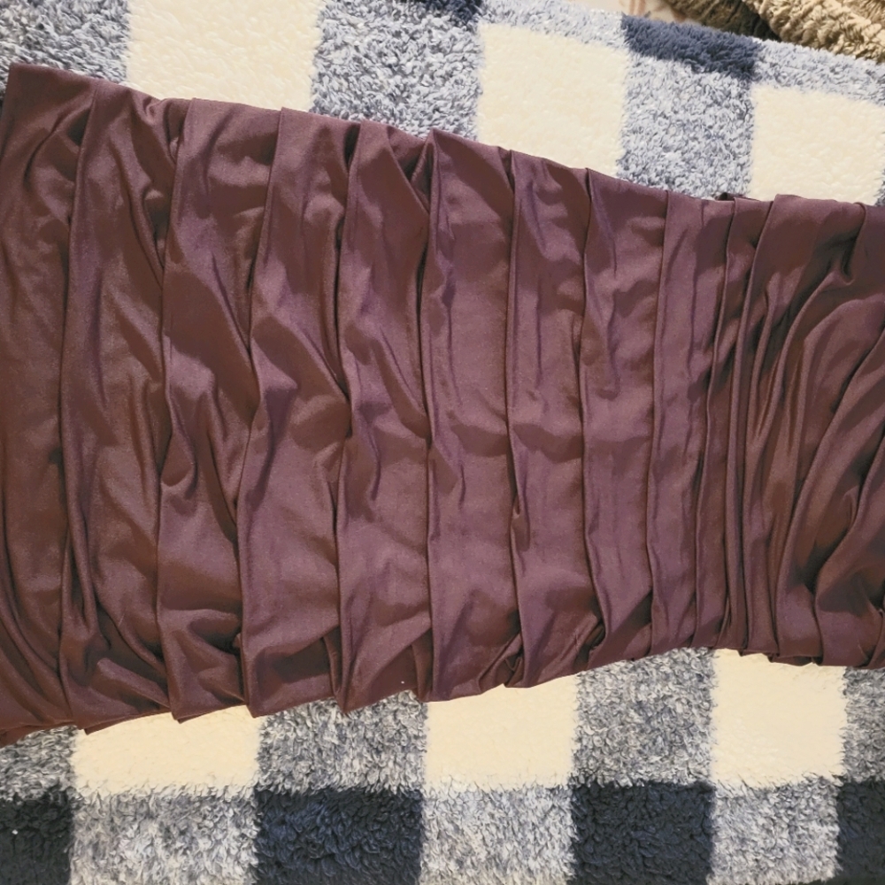 Strapless Deep Purple dress